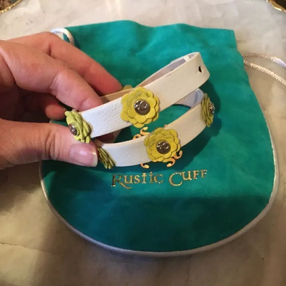 Double Wrap Rustic Cuff Meagan - Picture 5 of 9